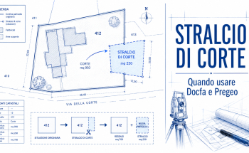 Stralcio di corte: procedura con Pregeo e Docfa